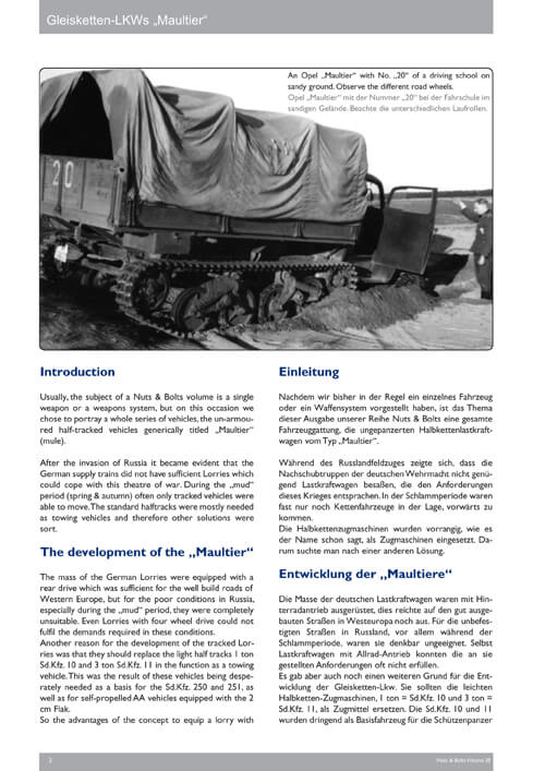 Volume 28: Gleisketten Lkw "Maultier" (Sd.Kfz. 3) - Maultier Part 1