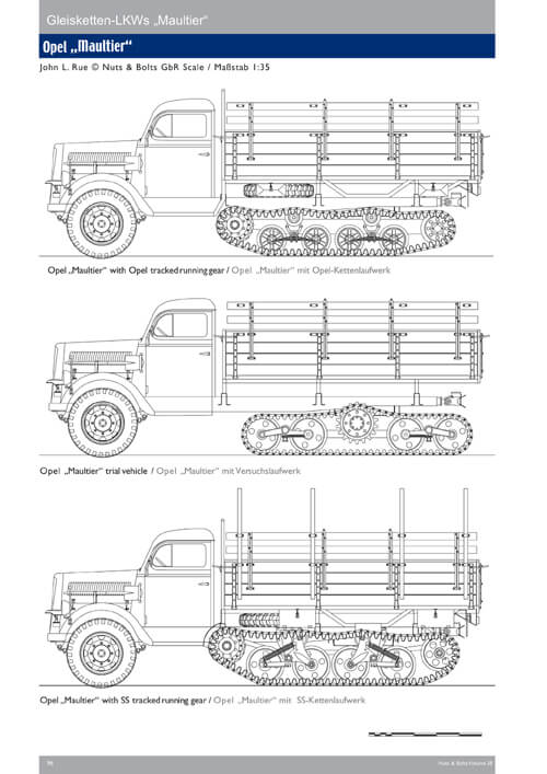 Volume 28: Gleisketten Lkw "Maultier" (Sd.Kfz. 3) - Maultier Part 1